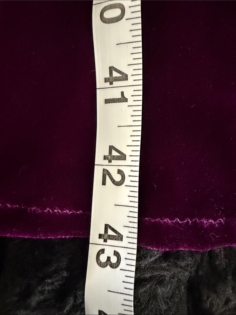 Soft Surroundings Velvet Midi Dress in Plum Whimsigoth Feminine Dress - Pockets! - Picture 7 of 7